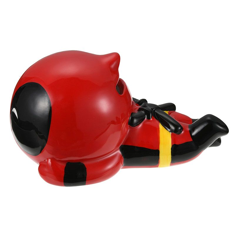 公式 ショップディズニー マーベル デッドプール 貯金箱 3d Kawaii