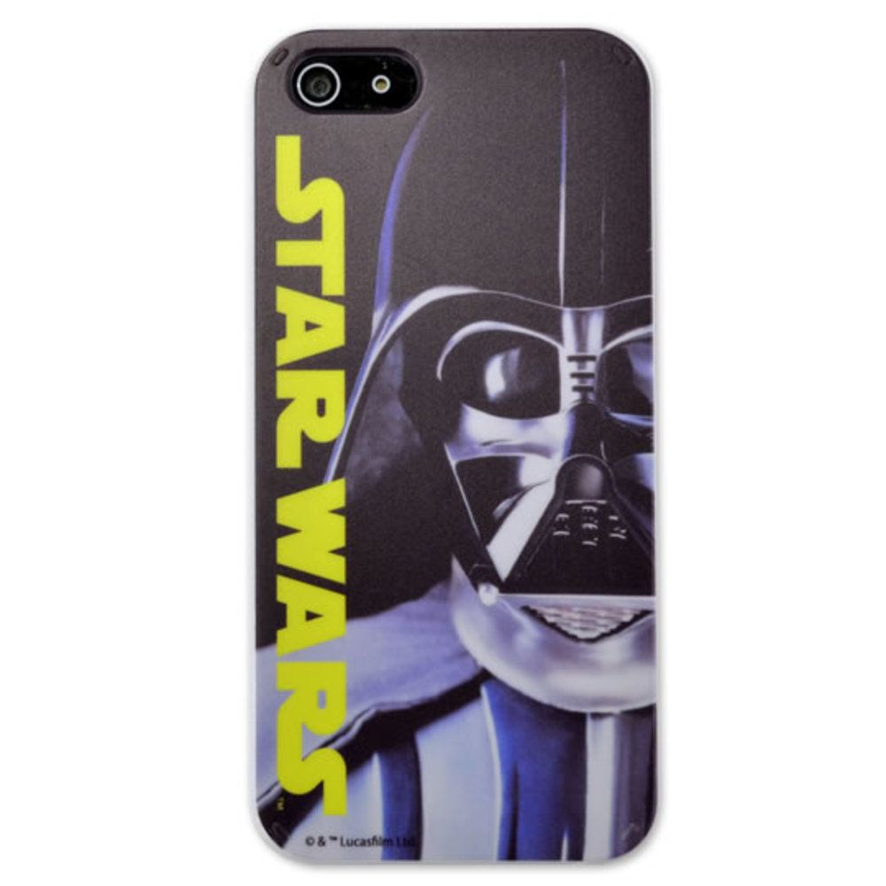 公式 ショップディズニー カスタムカバー Slim Grip Iphone 5s 5 Star Wars ダースベイダーフェイス