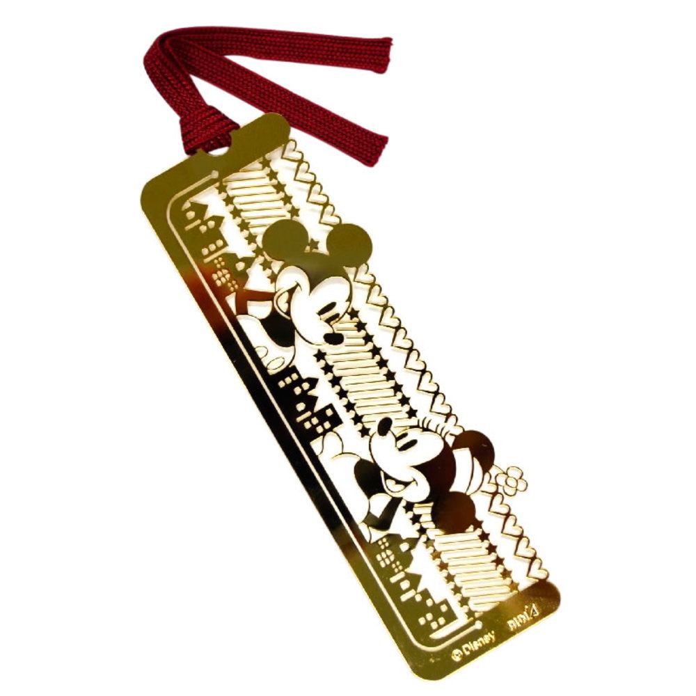 公式 ショップディズニー Disney エッチングブックマーカーvol 2 ミッキー ミニー