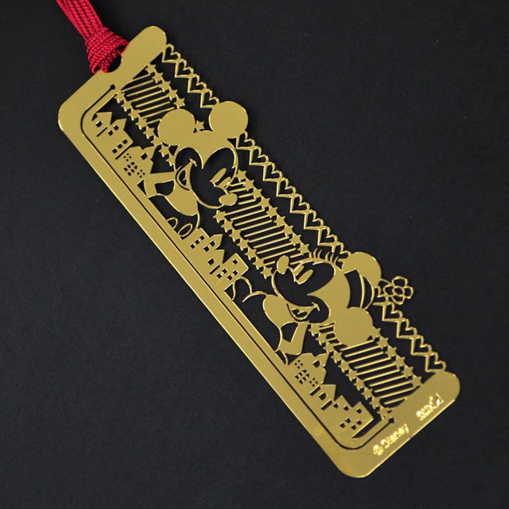 公式 ショップディズニー Disney エッチングブックマーカーvol 2 ミッキー ミニー