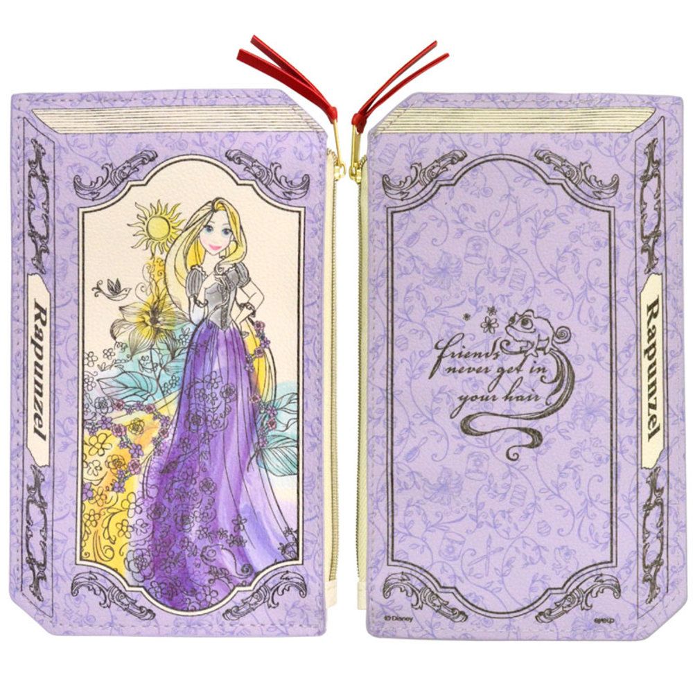 公式 ショップディズニー Disney プリンセス 2dブック型ポーチ ラプンツェル