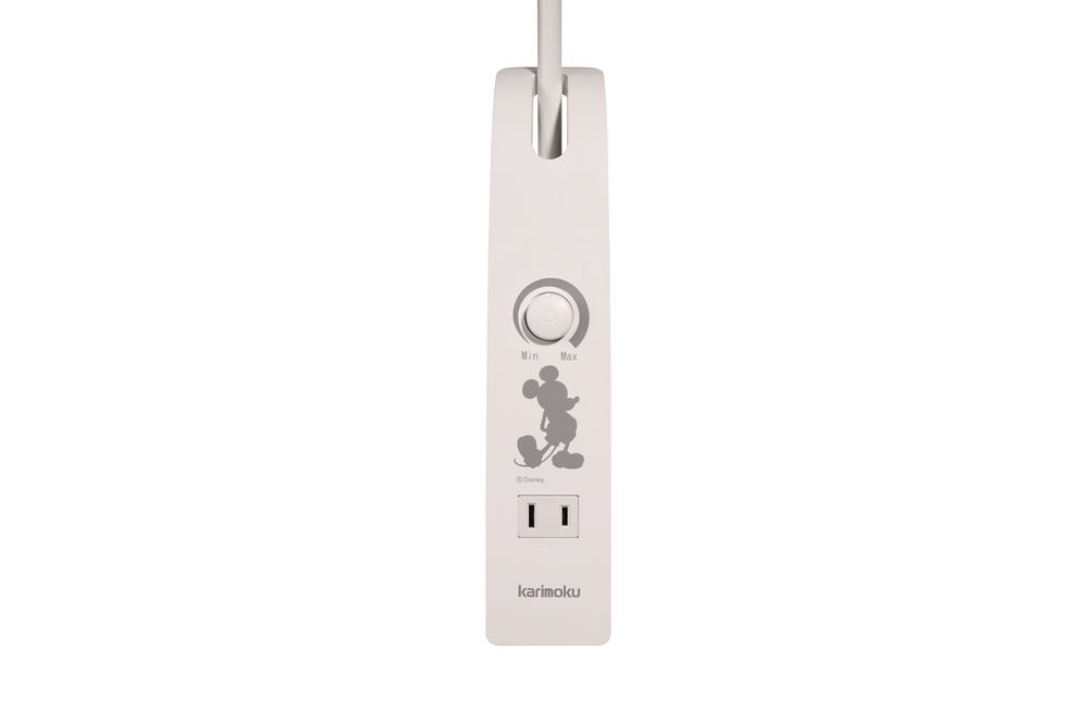 公式 ショップディズニー カリモク家具 ミッキーledスタンドライト Ks0156ahk ホワイト