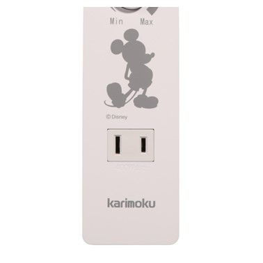 公式 ショップディズニー カリモク家具 ミッキーledスタンドライト Ks0156ahk ホワイト