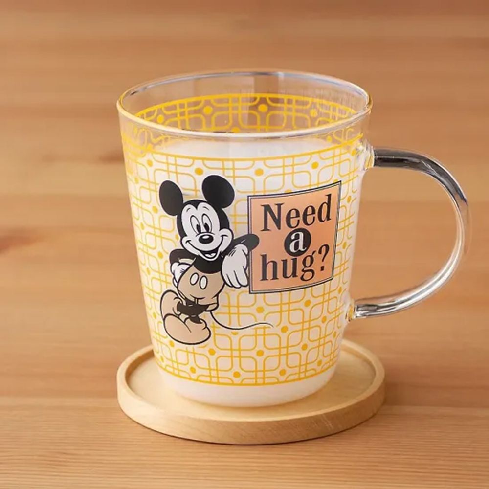 耐熱ガラスマグ・レトロ　耐熱ガラスマグ（ミッキーマウス）