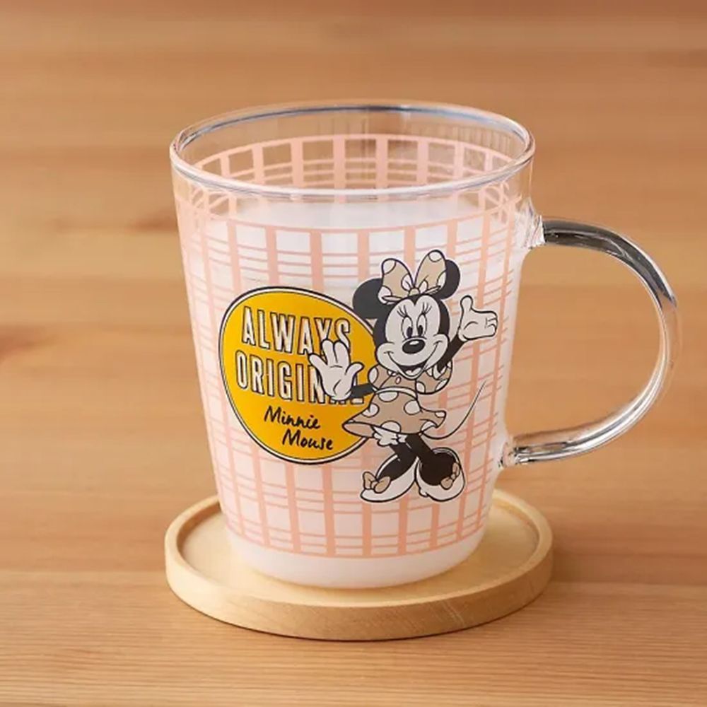 耐熱ガラスマグ・レトロ　耐熱ガラスマグ（ミニーマウス）