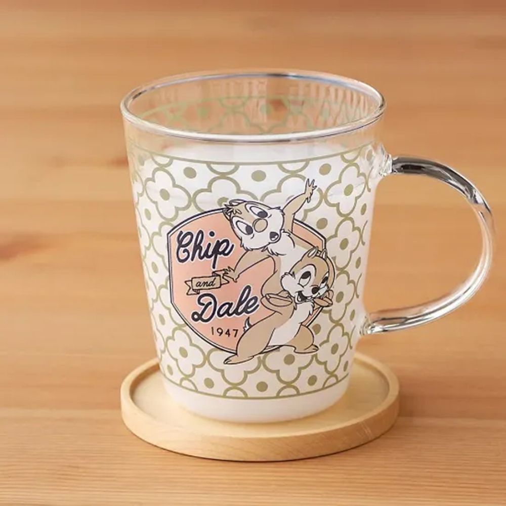 耐熱ガラスマグ・レトロ　耐熱ガラスマグ（チップ＆デール）