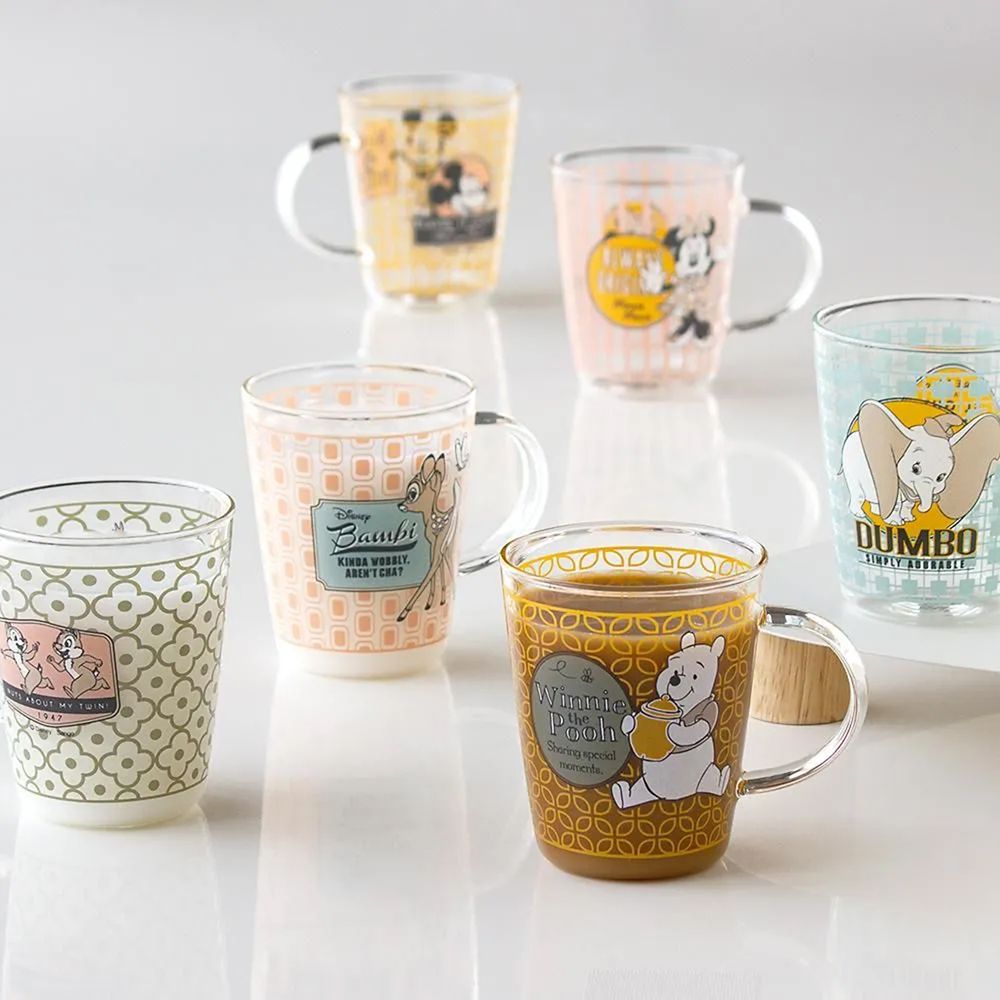 耐熱ガラスマグ・レトロ　耐熱ガラスマグ（チップ＆デール）