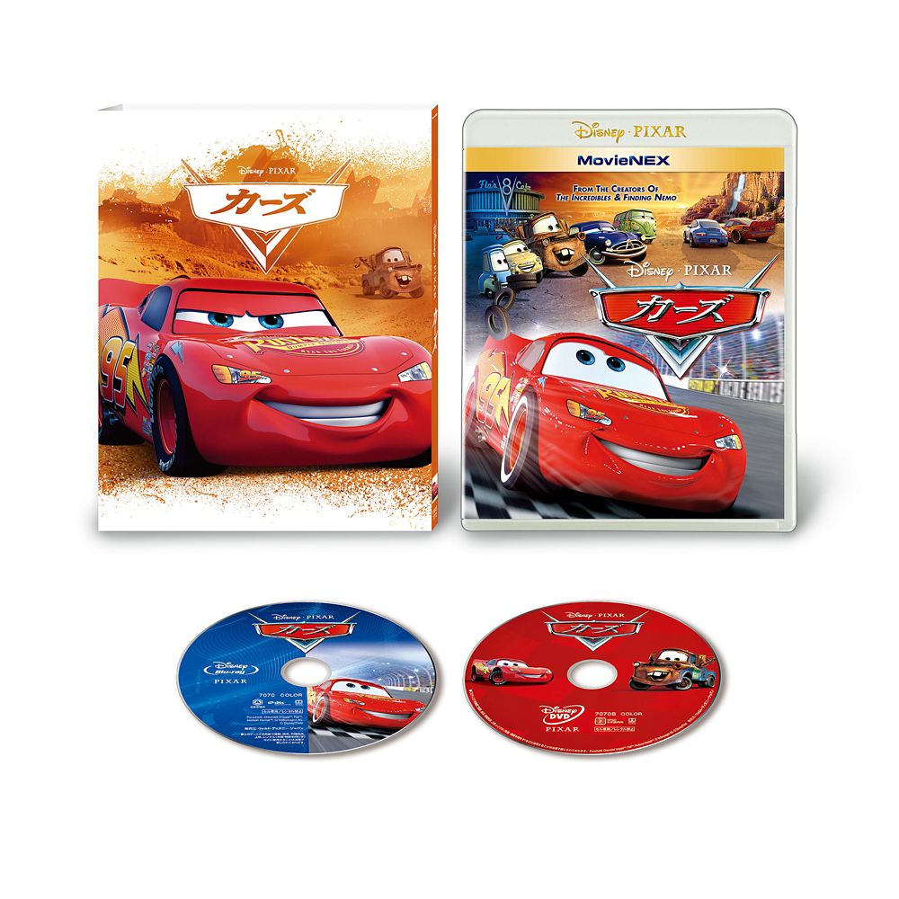 公式 ショップディズニー カーズ Movienex アウターケース付き 期間限定