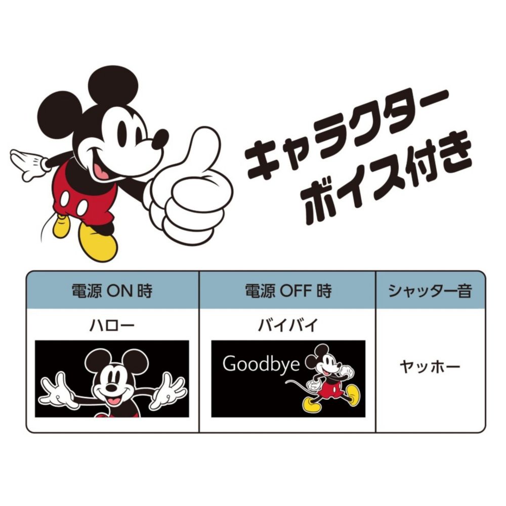 ミッキー　トイデジタルカメラ　DSC-PIENI M MM