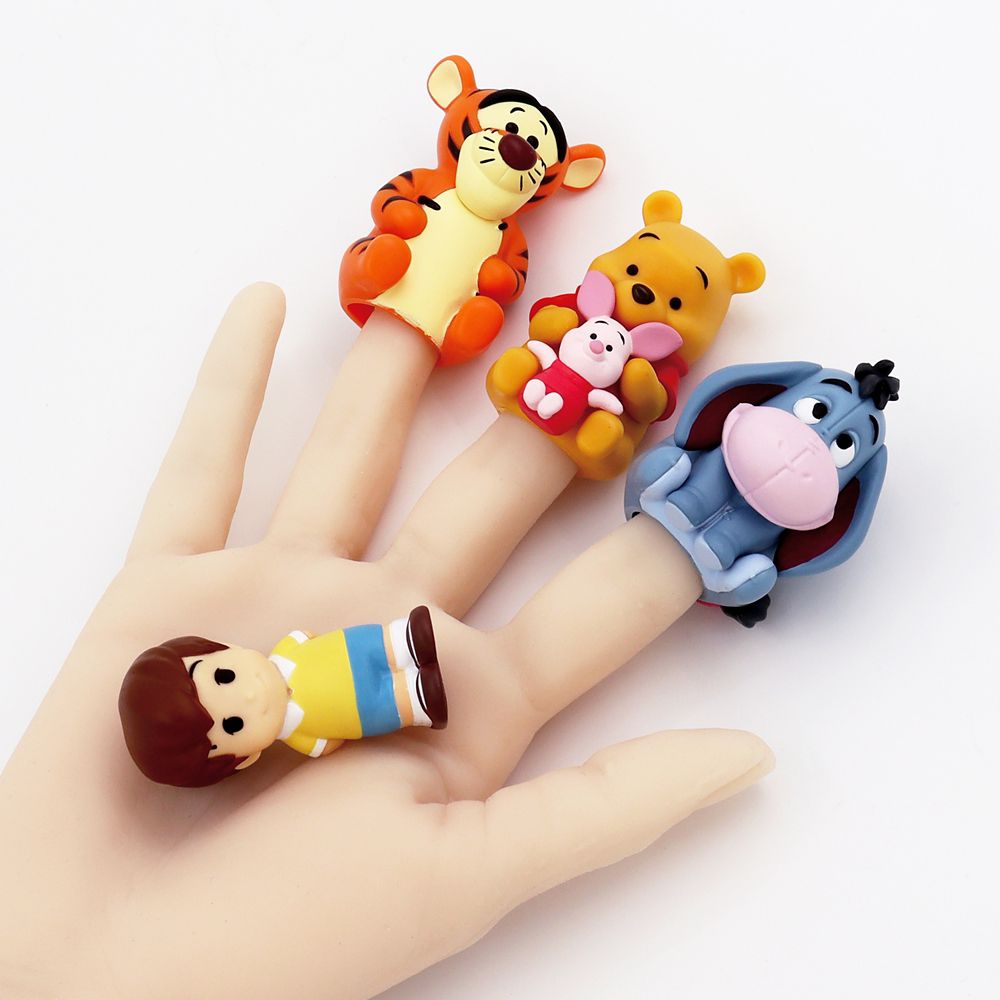 【10種セット】くまのプーさん ソフビパペットマスコット