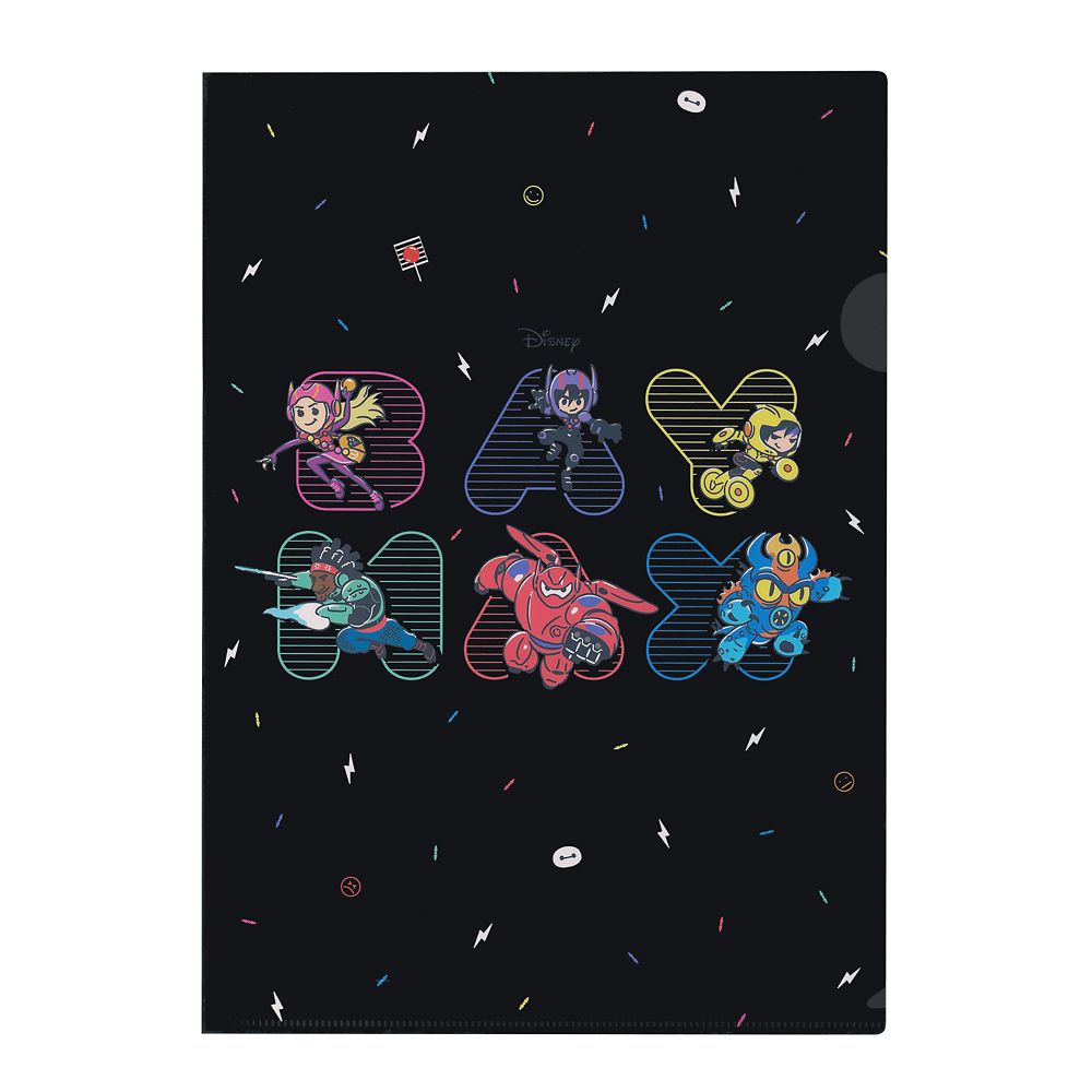 公式 ショップディズニー ノベルティ対象商品 ベイマックス クリアファイル ブラック