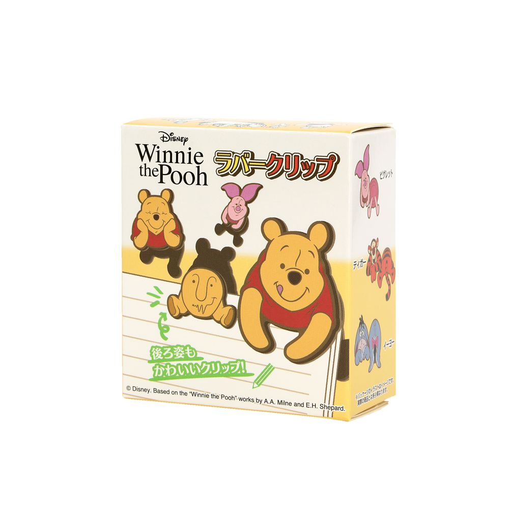公式 ショップディズニー 7種セット くまのプーさん ラバークリップ