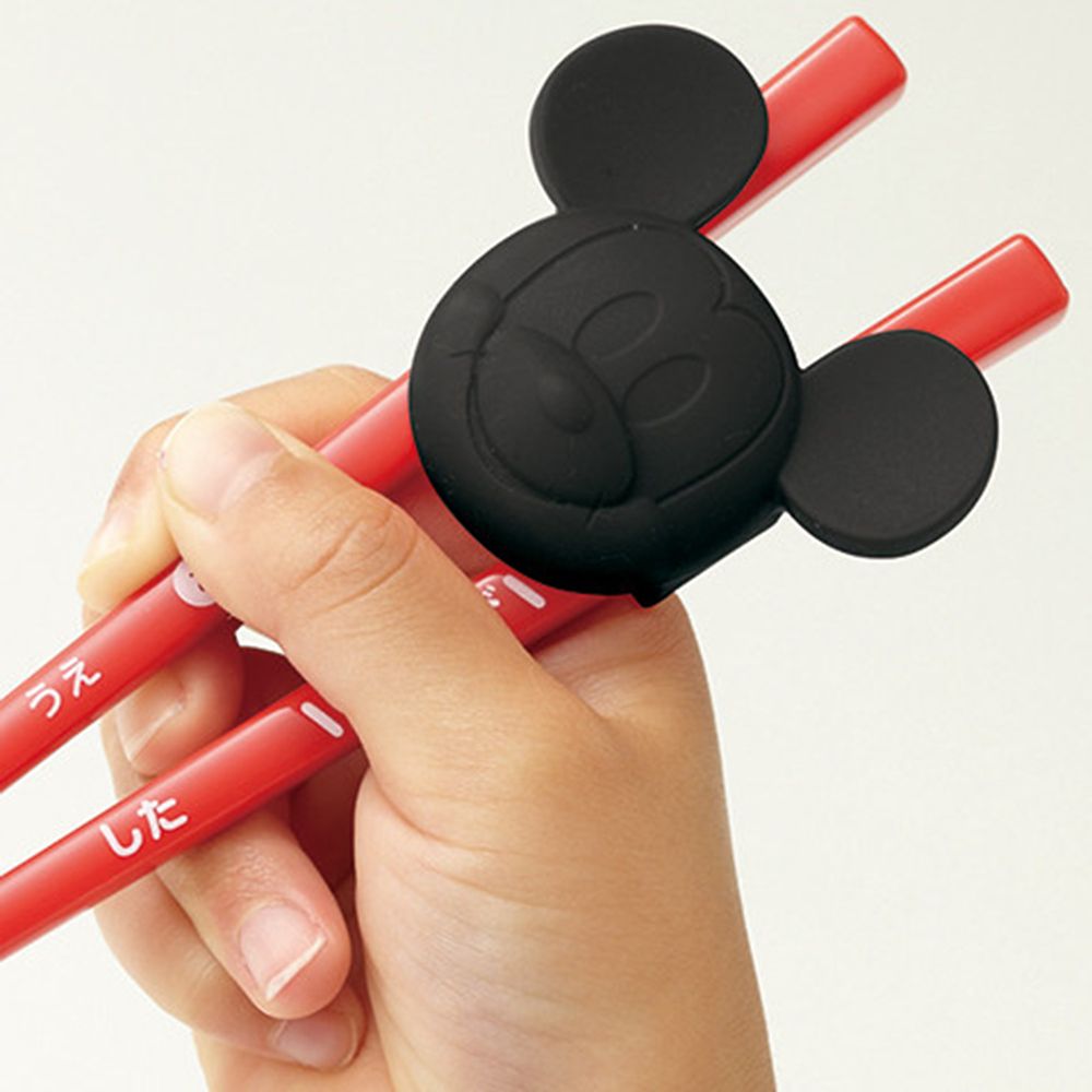 スケーター　シリコンホルダー付き　子供用トレーニング箸ディズニー　ミッキーマウス ATC1