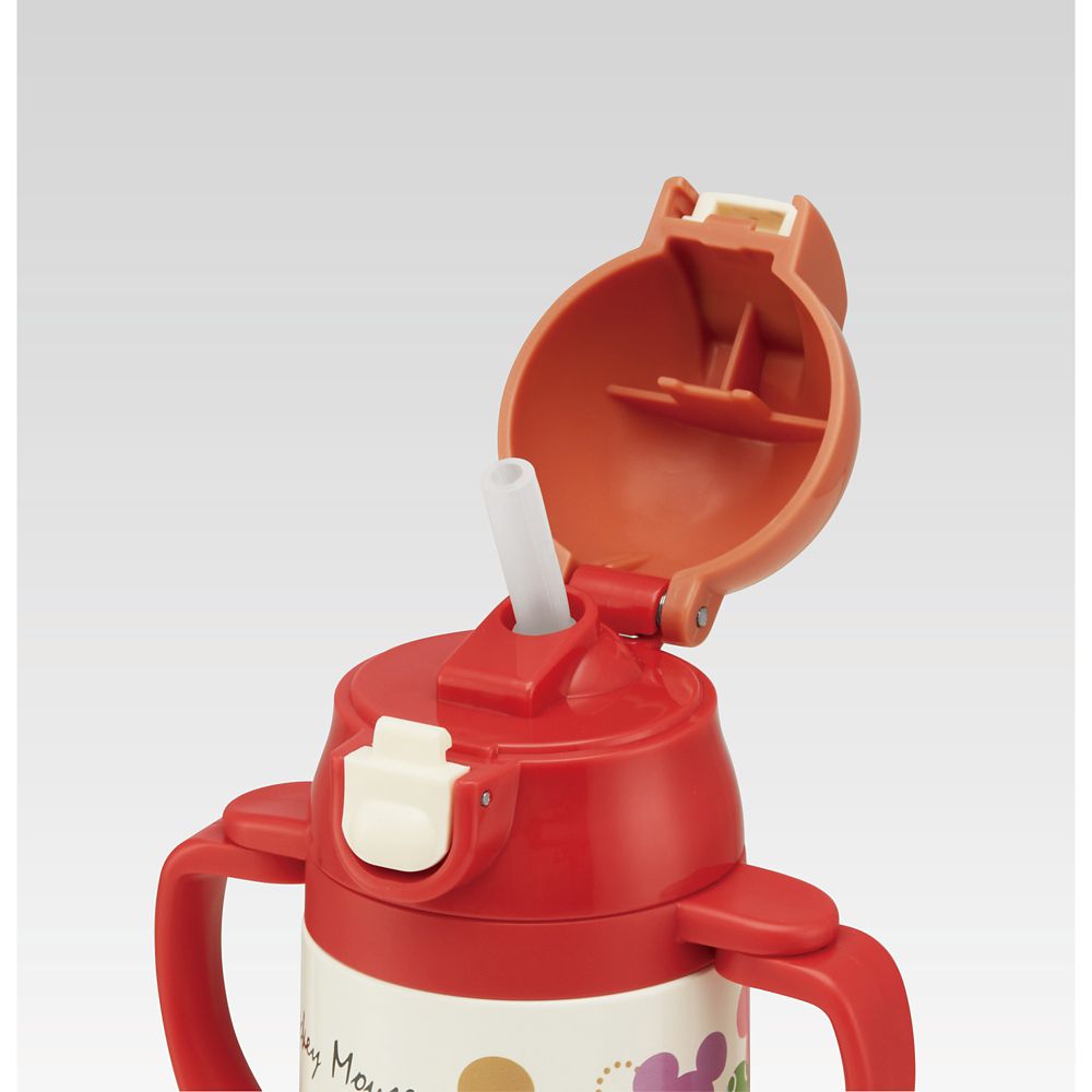 スケーター　ミッキー バルーン 両手ストローステンレスマグ[240ml] STWM3