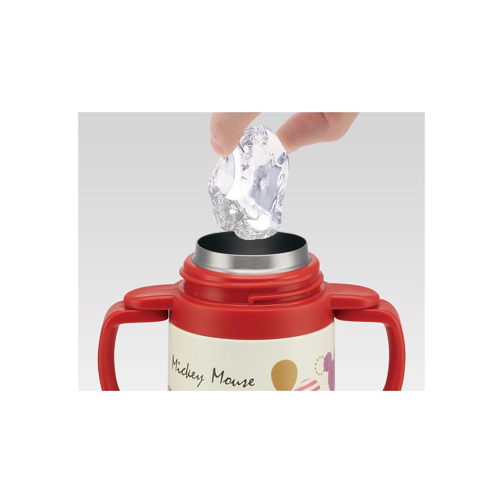 スケーター　ミッキー バルーン 両手ストローステンレスマグ[240ml] STWM3