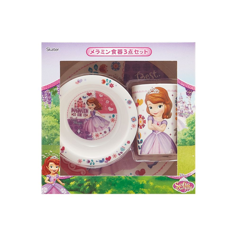 公式 ショップディズニー 小さなプリンセス ソフィア 00円ギフトセットメラミン食器３点セット Set932