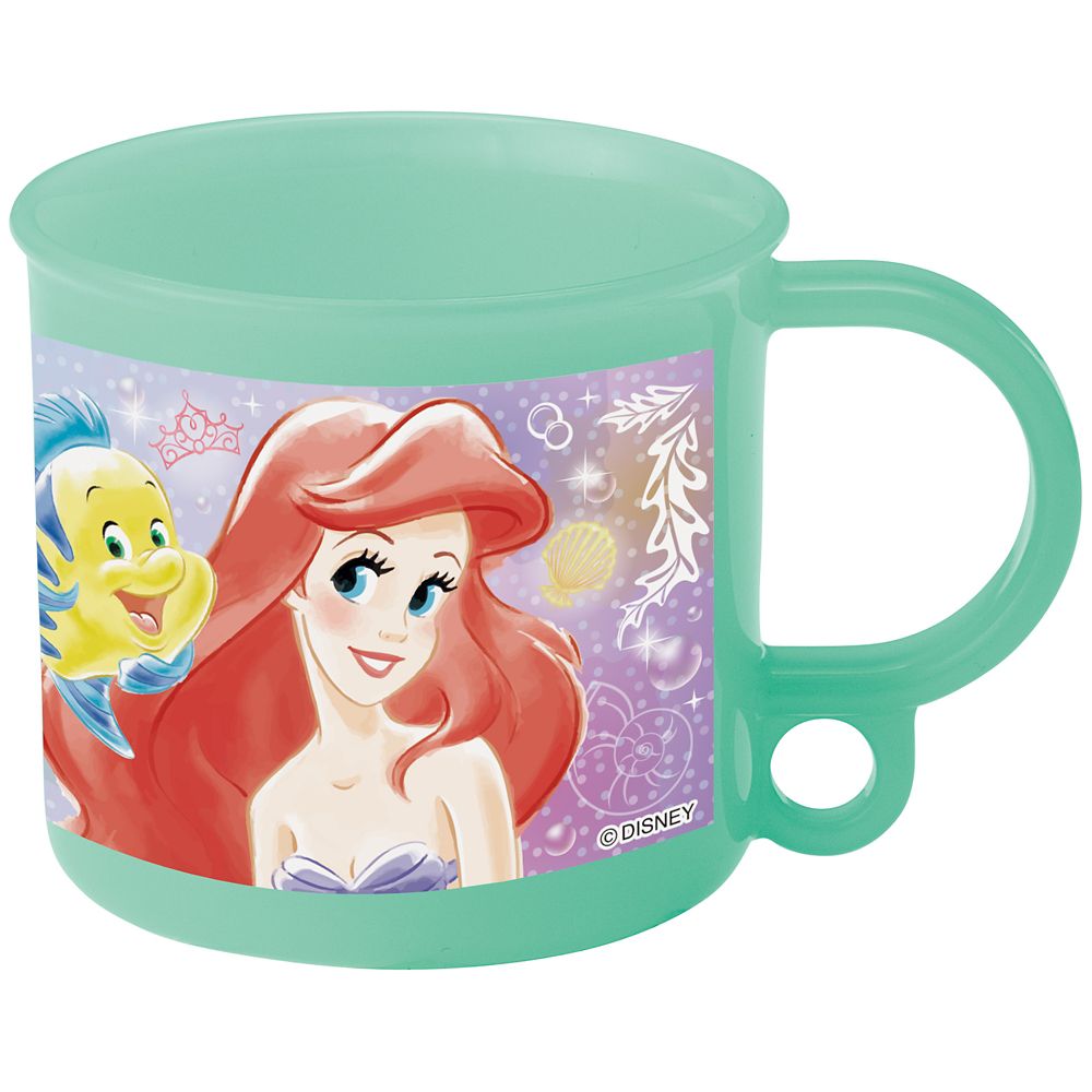 公式 ショップディズニー アリエル 食洗機対応 子供用コップ 0ml Ke5a