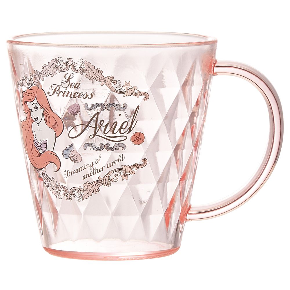 公式 ショップディズニー アリエル アンティーク ダイヤカットコップ 2ml Kg1d