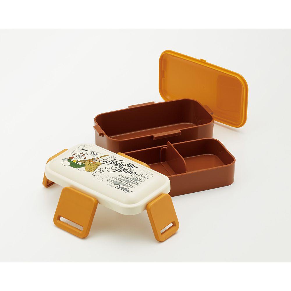 公式 ショップディズニー チップ デール クッキング ２段ふわっと弁当箱 Pflw4