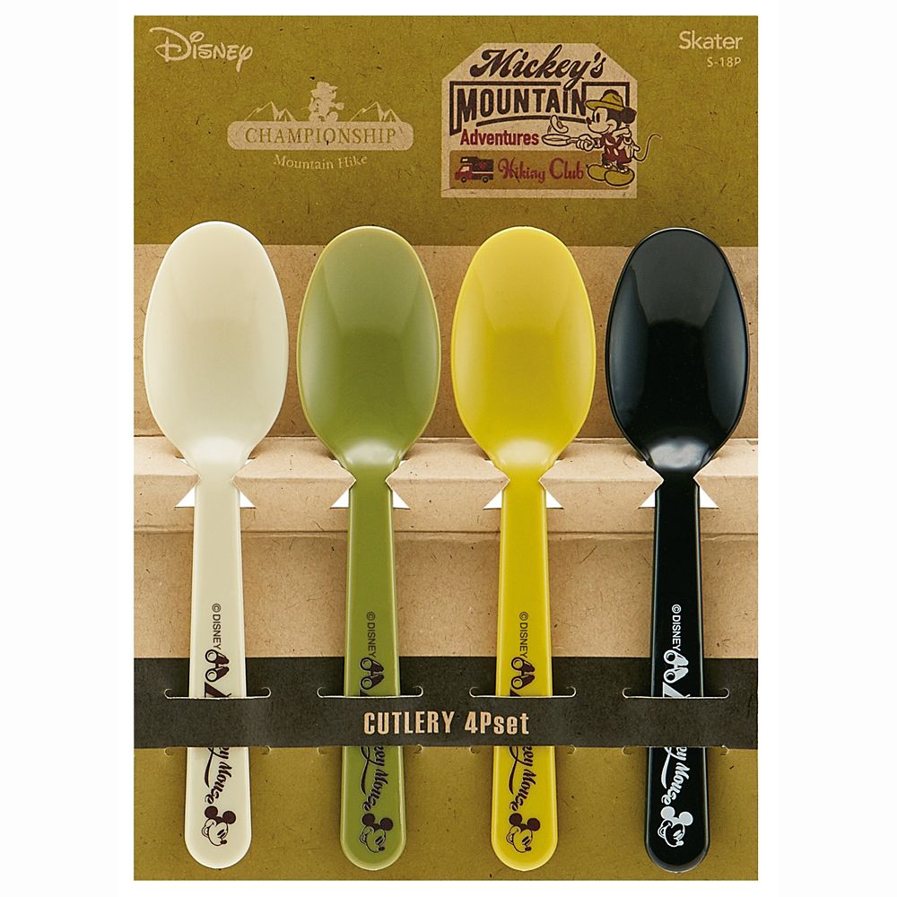 公式 ショップディズニー スプーン４ｐセット ミッキー アウトドア ｓ １８ｐ