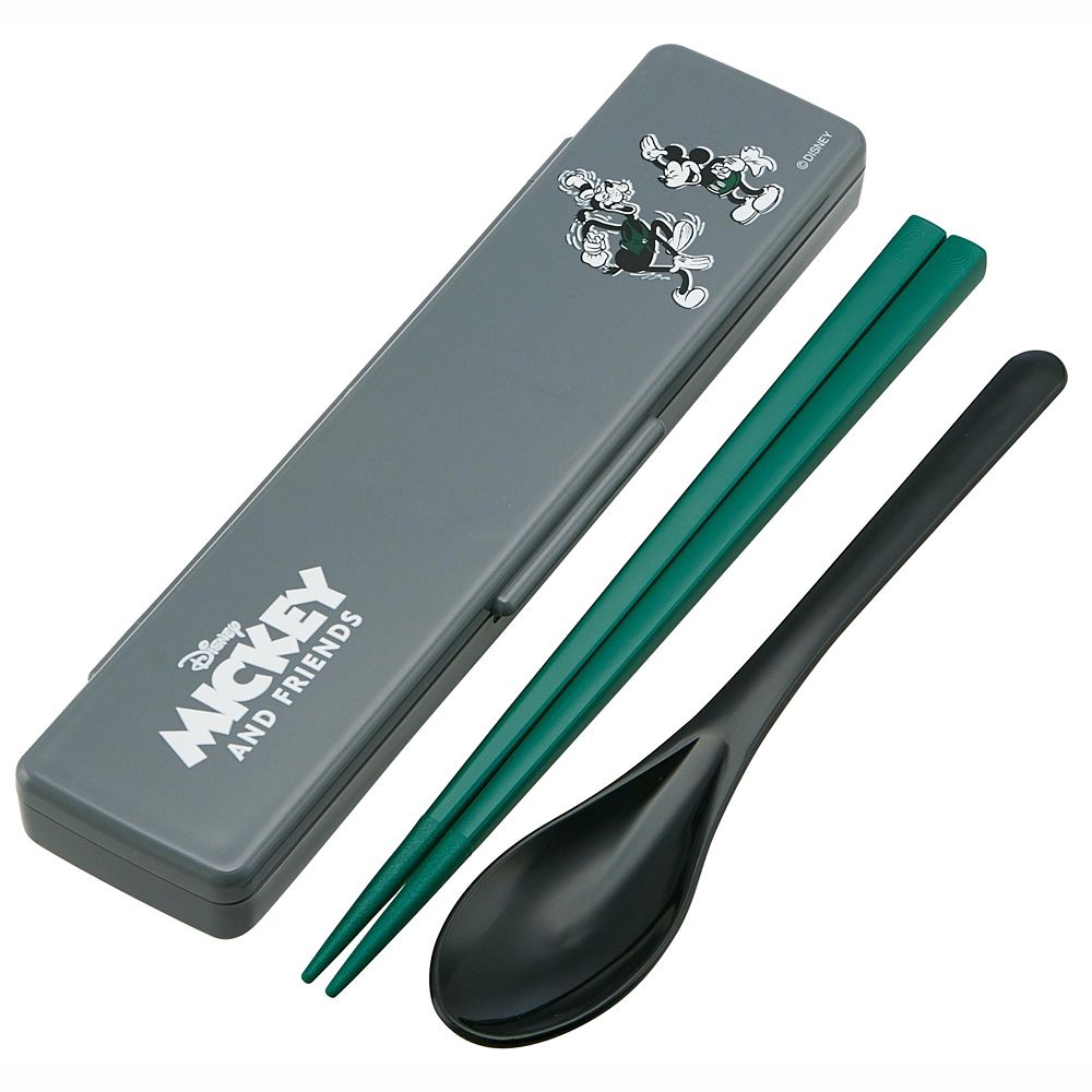 公式 ショップディズニー カチャカチャ音が鳴らないコンビセット お箸とスプーンのセット ミッキー ｔｒｕｅｐａｌｓ ｃｃｓ４５ｓａ