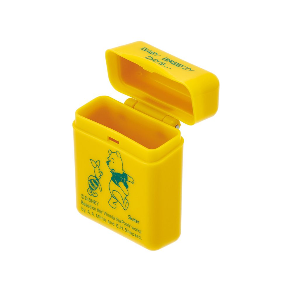 スケーター　くまのプーさん ケース付きシリコーンストロー[21cm] CSST1