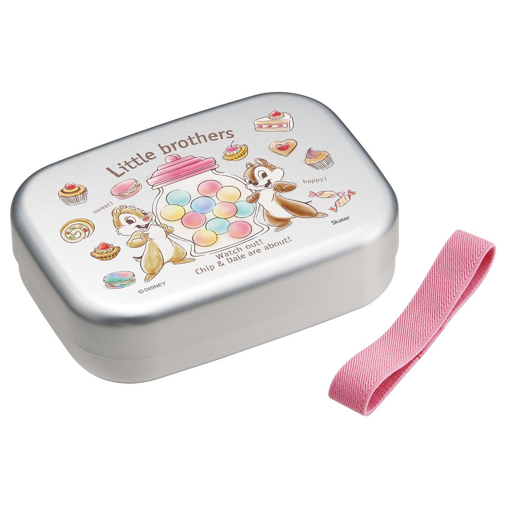 公式 ショップディズニー チップ デール スイーツ アルミ弁当箱 中子付 子供用 370ml ランチベルト付き Alb5nv