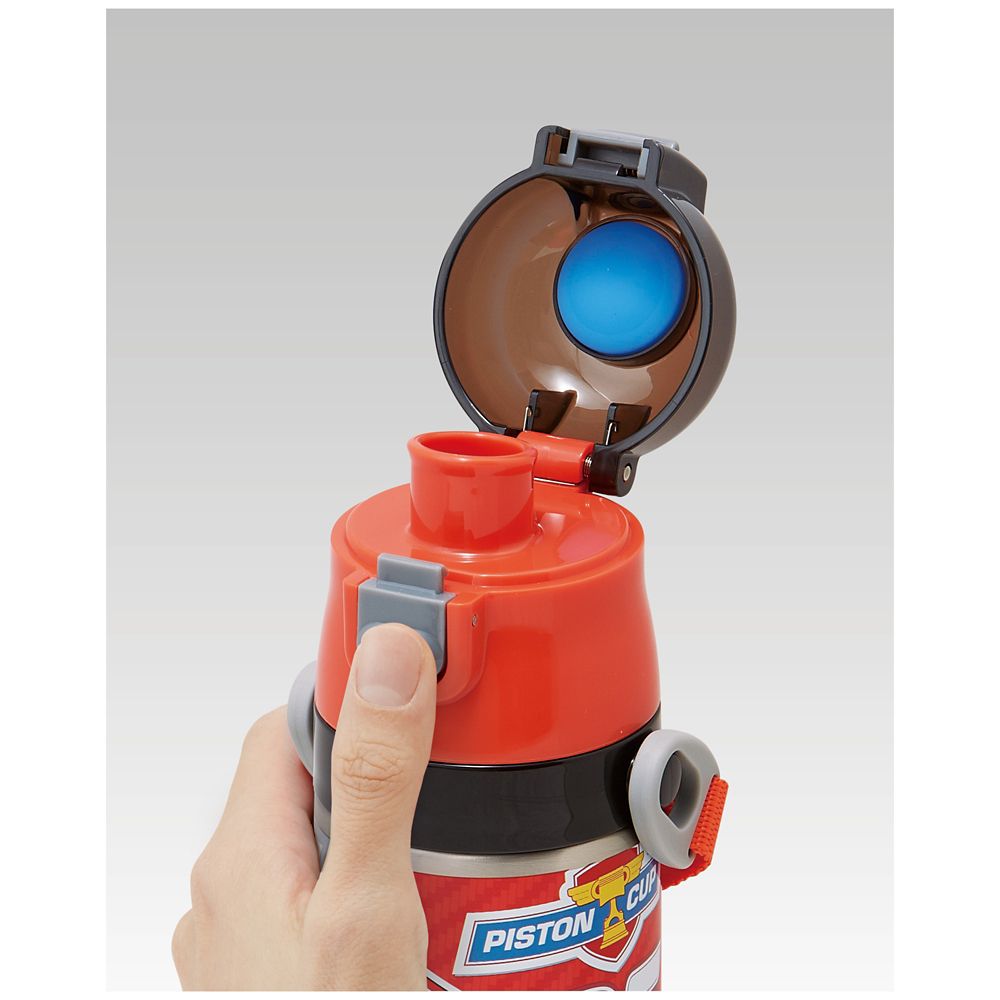 公式 ショップディズニー カーズ キャップを替えて使い方２通り超軽量コンパクト２ｗａｙステンレスボトル Skdc4