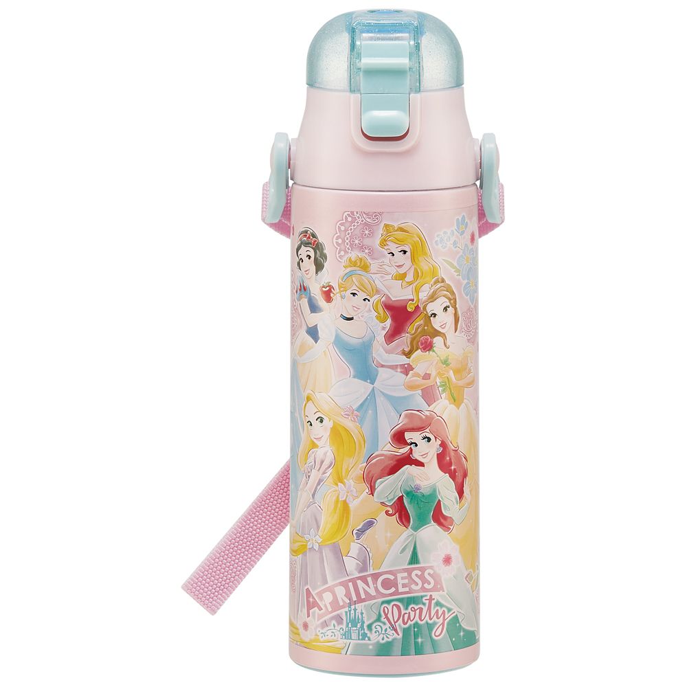 公式 ショップディズニー プリンセス ロック付きワンプッシュダイレクトステンレスボトル 580ml 超軽量コンパクトタイプsdc6n