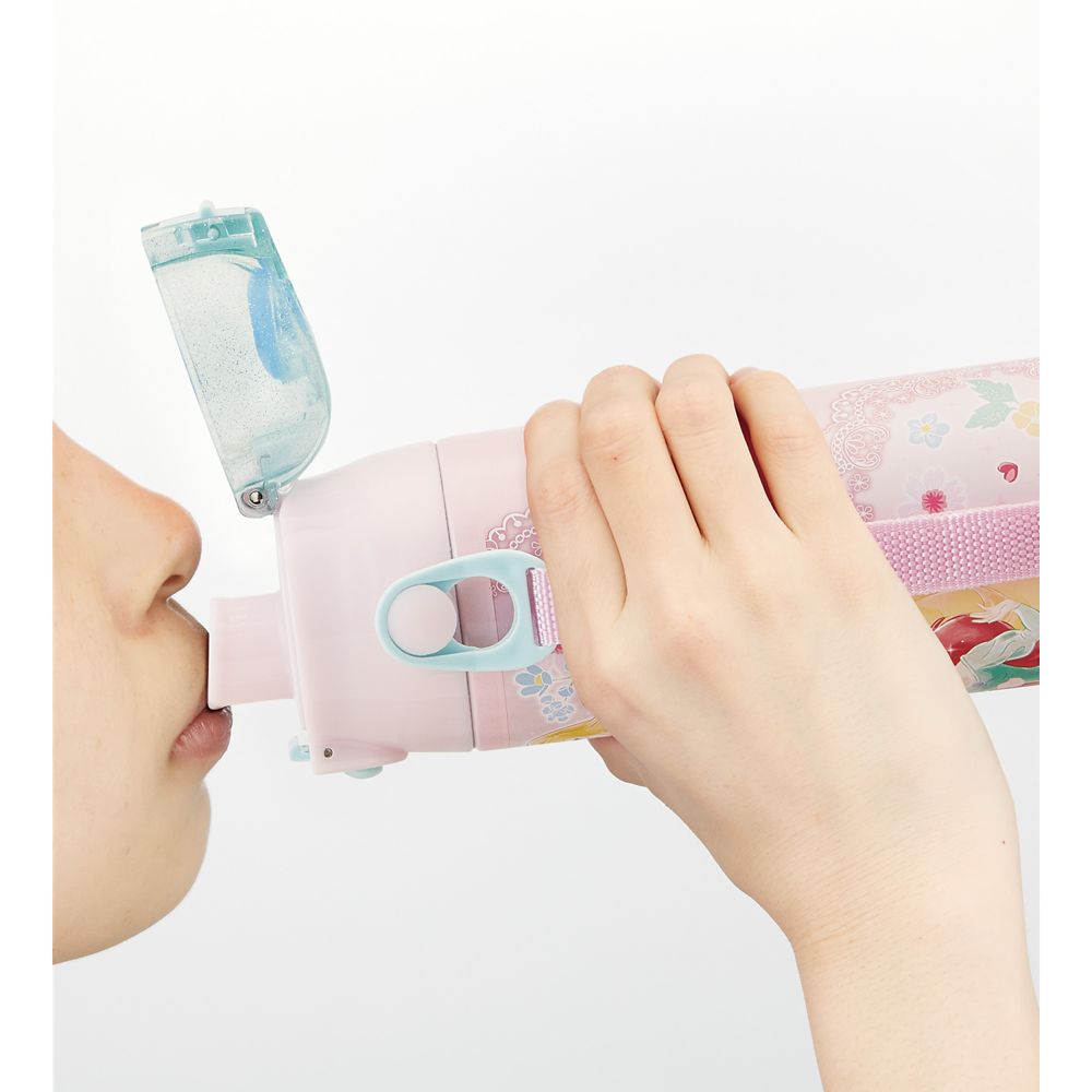 公式 ショップディズニー プリンセス ロック付きワンプッシュダイレクトステンレスボトル 580ml 超軽量コンパクトタイプsdc6n