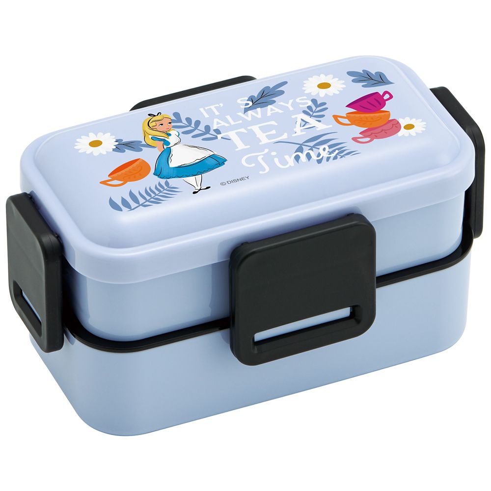 公式 ショップディズニー アリス ガーデン 抗菌食洗機対応２段ふわっと弁当箱 総容量600ml Pflw4ag