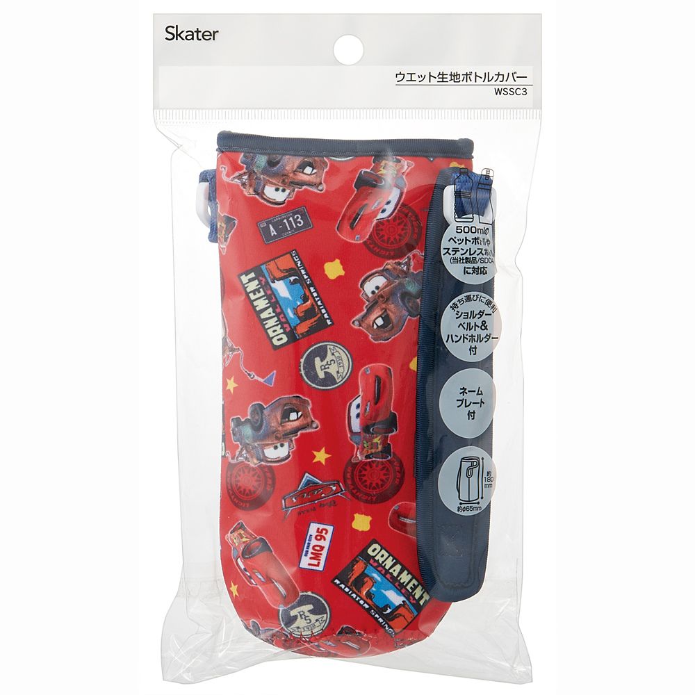 スケーター　ウエット生地ボトルカバー カーズ WSSC3