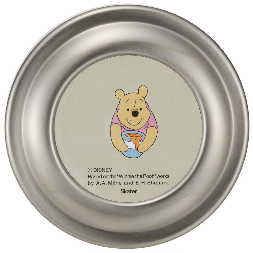 スケーター　抗菌真空ステンレスランチボックス[総容量600ml] くまのプーさん スモーキーカラー STLB1AG