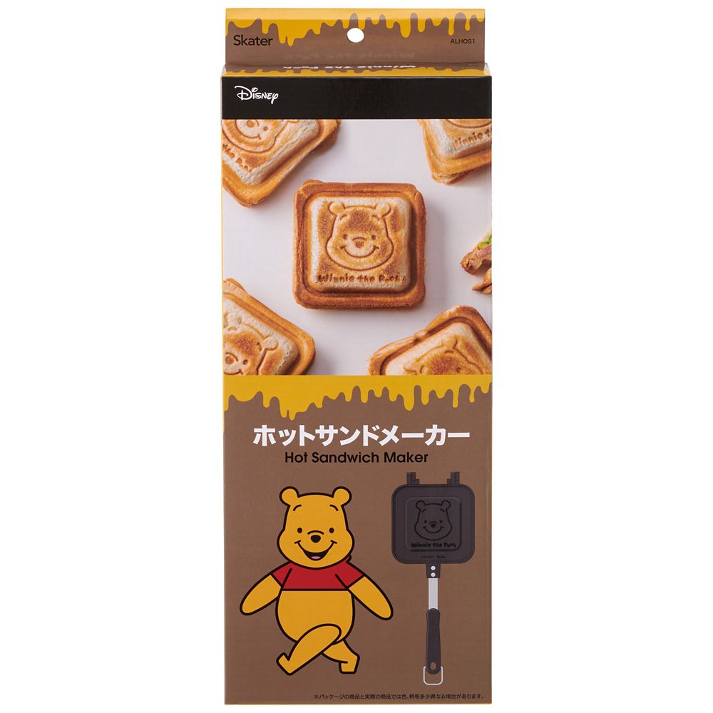 公式 ショップディズニー くまのプーさん アルミホットサンドメーカー Alhos1