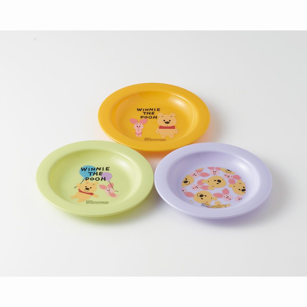 スケーター　小皿3Pセット(15cm) くまのプーさん P4