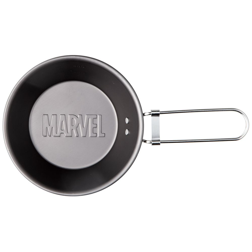 スケーター　折りたたみハンドル付きシェラカップ[300ml] MARVEL ロゴ  ASC1