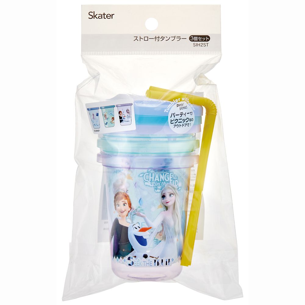 スケーター　ストロー付きタンブラー[230ml]3個セット アナと雪の女王 21 SIH2ST