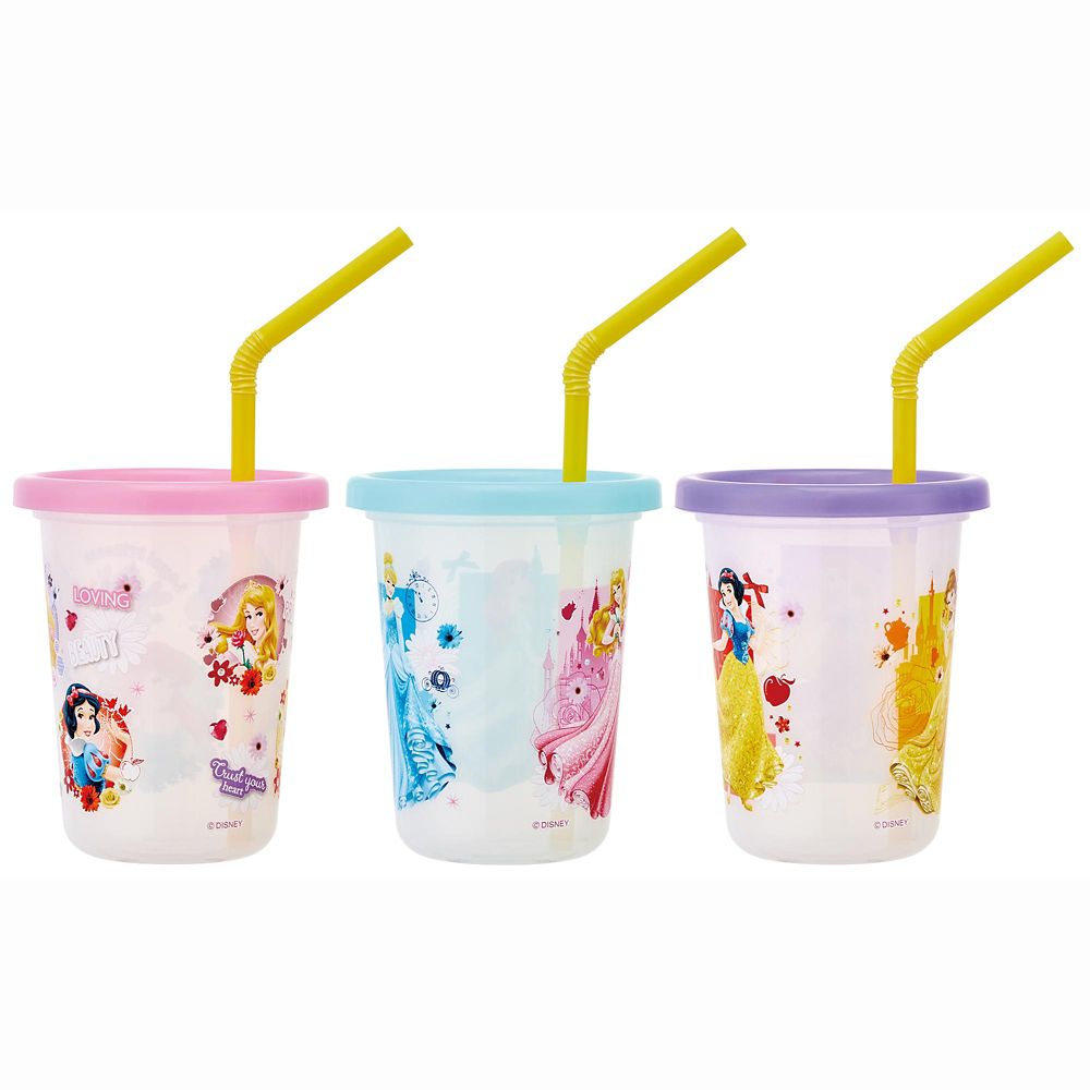 スケーター　ストロー付きタンブラー[230ml]3個セット プリンセス 21 SIH2ST