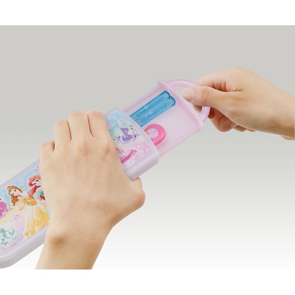 スケーター　抗菌食洗機対応スライド式 箸・スプーンコンビセット[箸16.5cm] プリンセス 22 CCA1AG