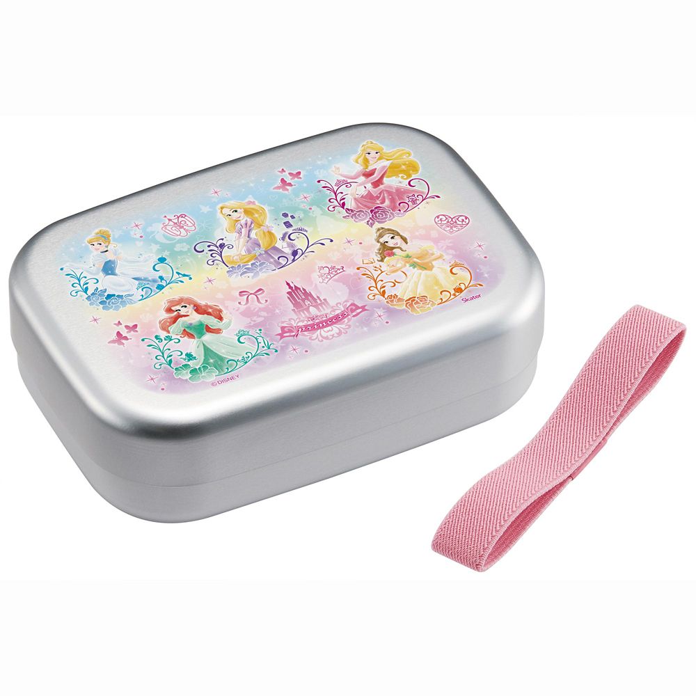 公式 ショップディズニー アルミ弁当箱 中子付 子供用 370ml ランチベルト付き プリンセス 22 Alb5nv