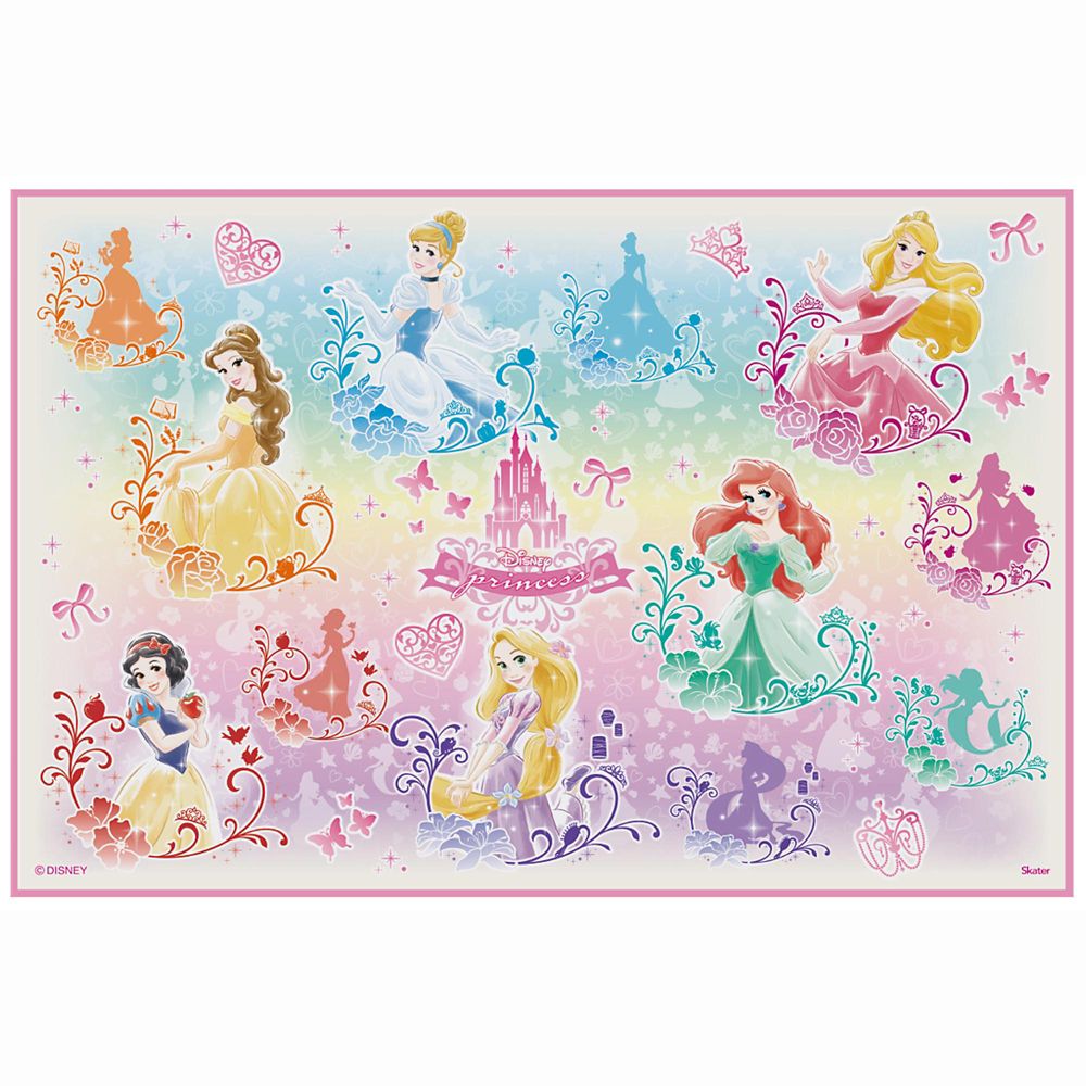 公式 ショップディズニー レジャーシート 1人用 プリンセス 22 Vs1