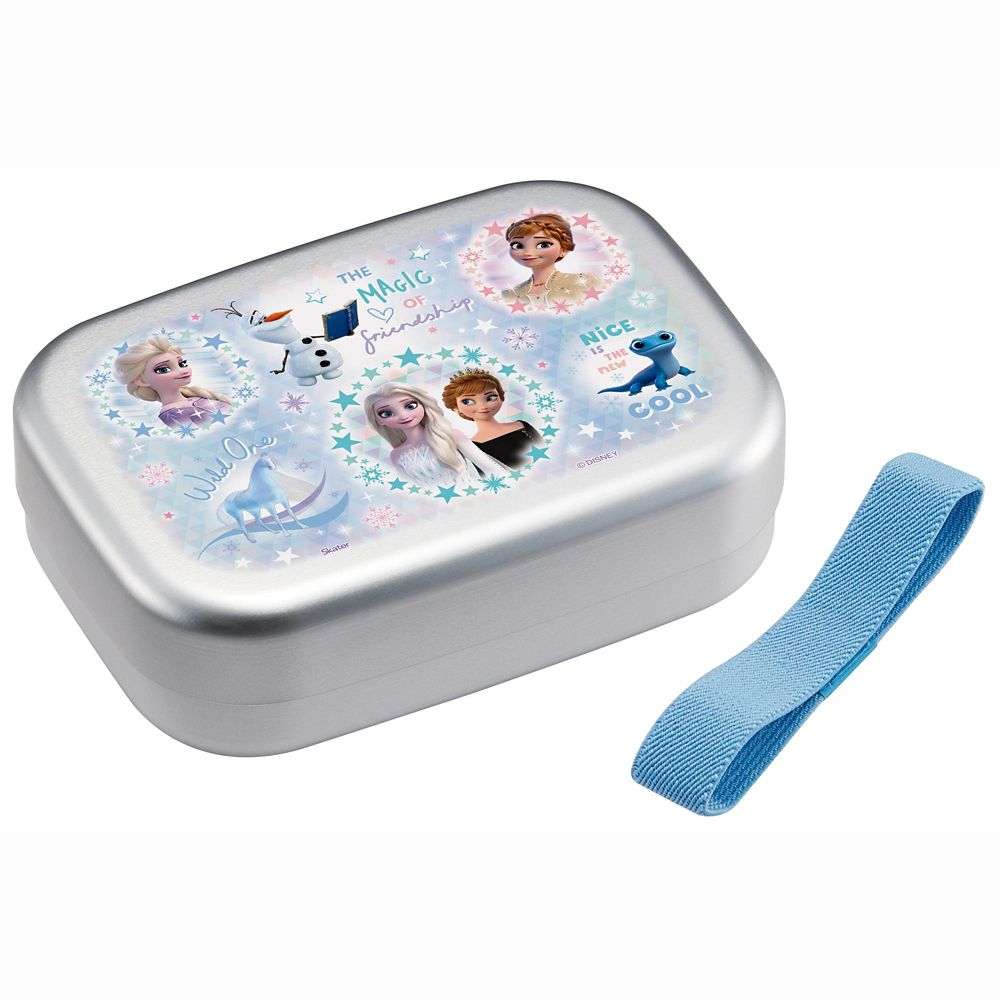 公式 ショップディズニー アルミ弁当箱 中子付 子供用 370ml ランチベルト付き アナと雪の女王 22 Alb5nv