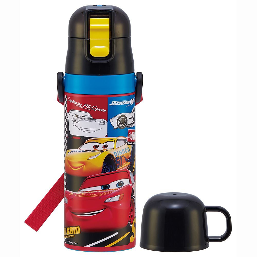 公式 ショップディズニー キャップを替えて使い方2通り超軽量コンパクト2wayステンレスボトル カーズ 22 Skdc4