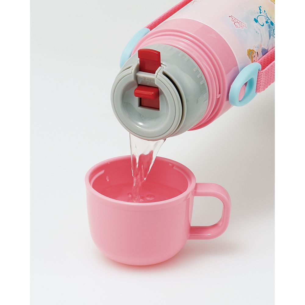 スケーター　キャップを替えて使い方 2通り2WAYステンレスボトル プリンセス 22  SKCP3