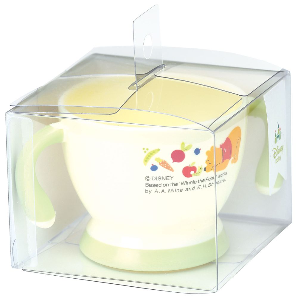 スケーター　POOH/LOVE TO GROW【グロー】 握りやすいベビー両手マグWP21