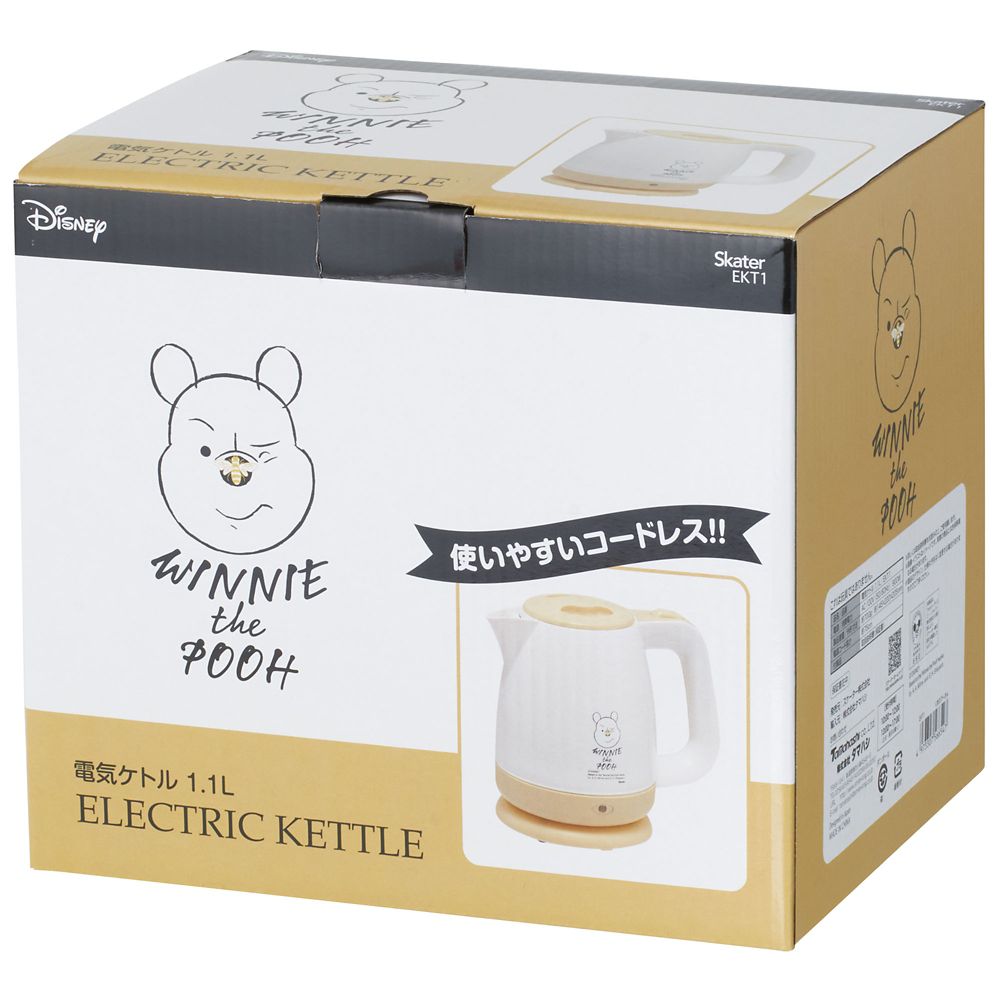公式 ショップディズニー 電気ケトル 1 1l くまのプーさん Ekt1