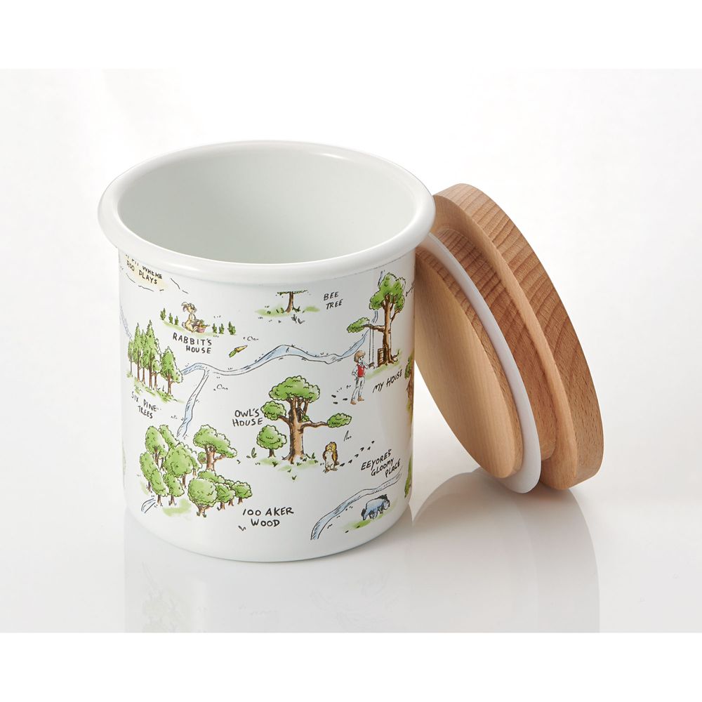 スケーター　ホーローキャニスター木蓋[750ml] くまのプーさん  ENC8