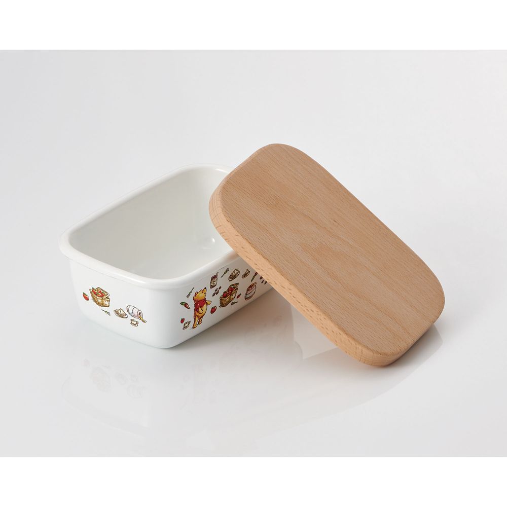 スケーター　ホーローバターケース木蓋付き[500ml] くまのプーさん  ENBT5