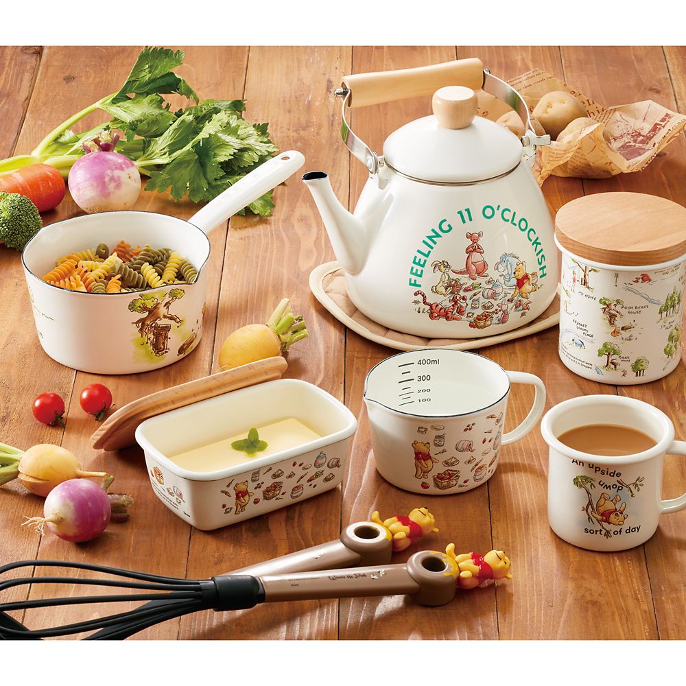 スケーター　ホーローバターケース木蓋付き[500ml] くまのプーさん  ENBT5