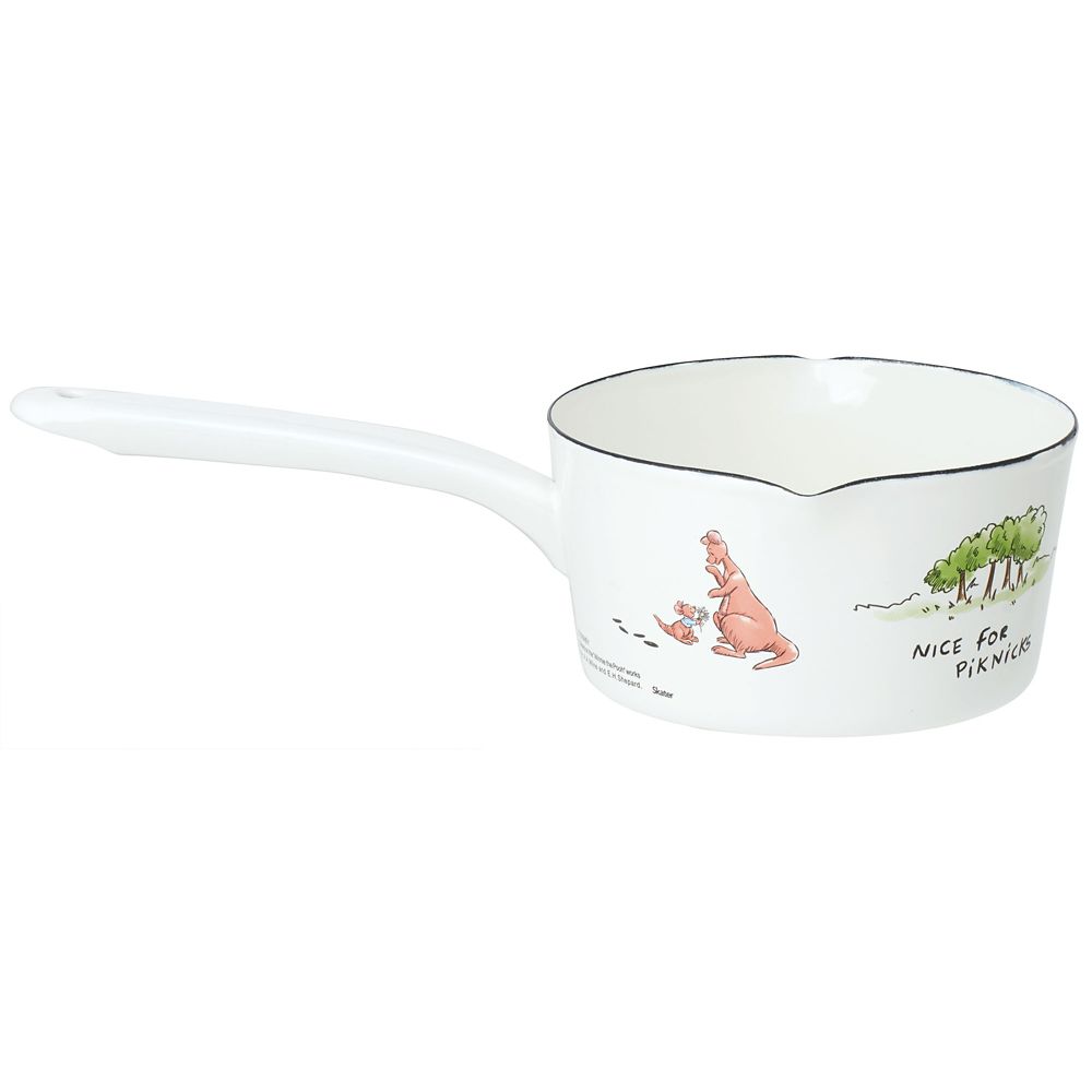 スケーター　ホーロー両口ミルクパン【1.2L】 くまのプーさん  ENMP1